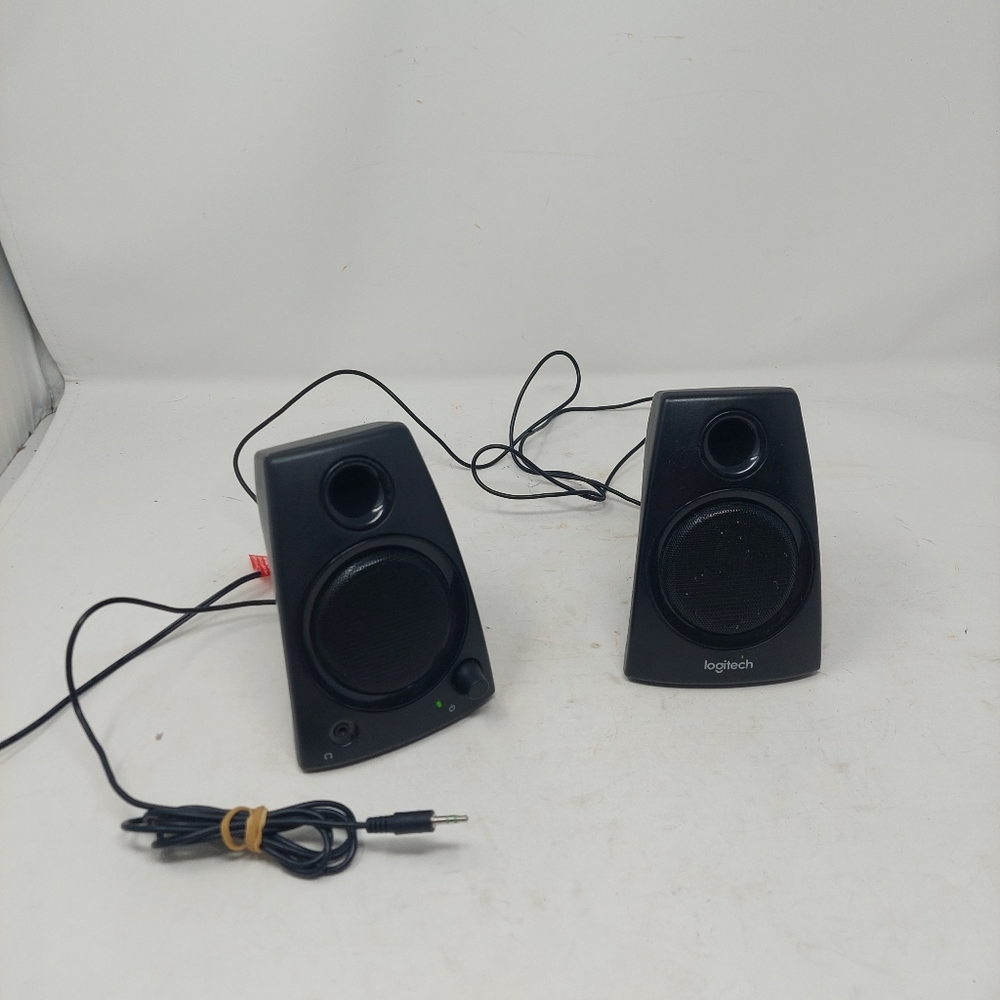 Logitech Wired PC Computer Speakers Z130 Audio Stereo Multimedia No Power Cord